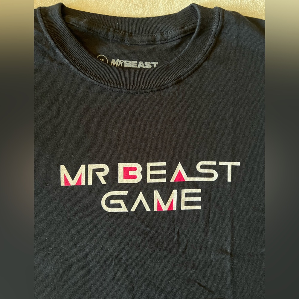 Mr. Beast Game Black Graphic T-Shirt